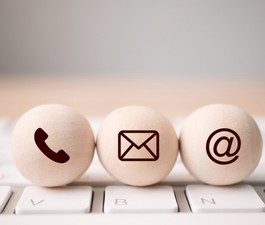 Wood,Sphere,Symbol,Telephone,,Mail,,Address,And,Mobile,Phone.,Website